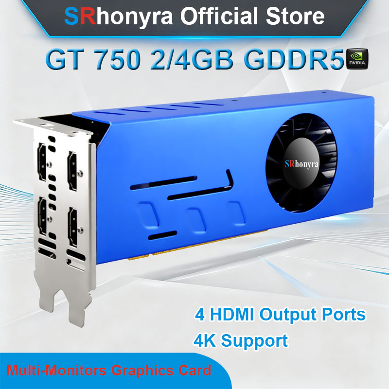 4 Hdmi Multi Monitor Video Card 4K - Scheda grafica multi-monitor SRhonyra GeForce GTX1660S
