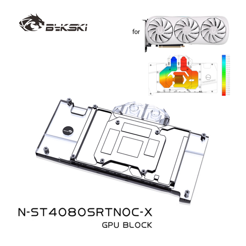 Rtx 4080 Super 16Gb - Bykski N-ST4080SRTNOC-X Blocco GPU per ZOTAC