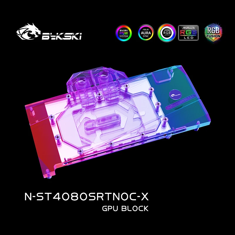 Rtx 4080 Super 16Gb - Bykski N-ST4080SRTNOC-X Blocco GPU per Scheda