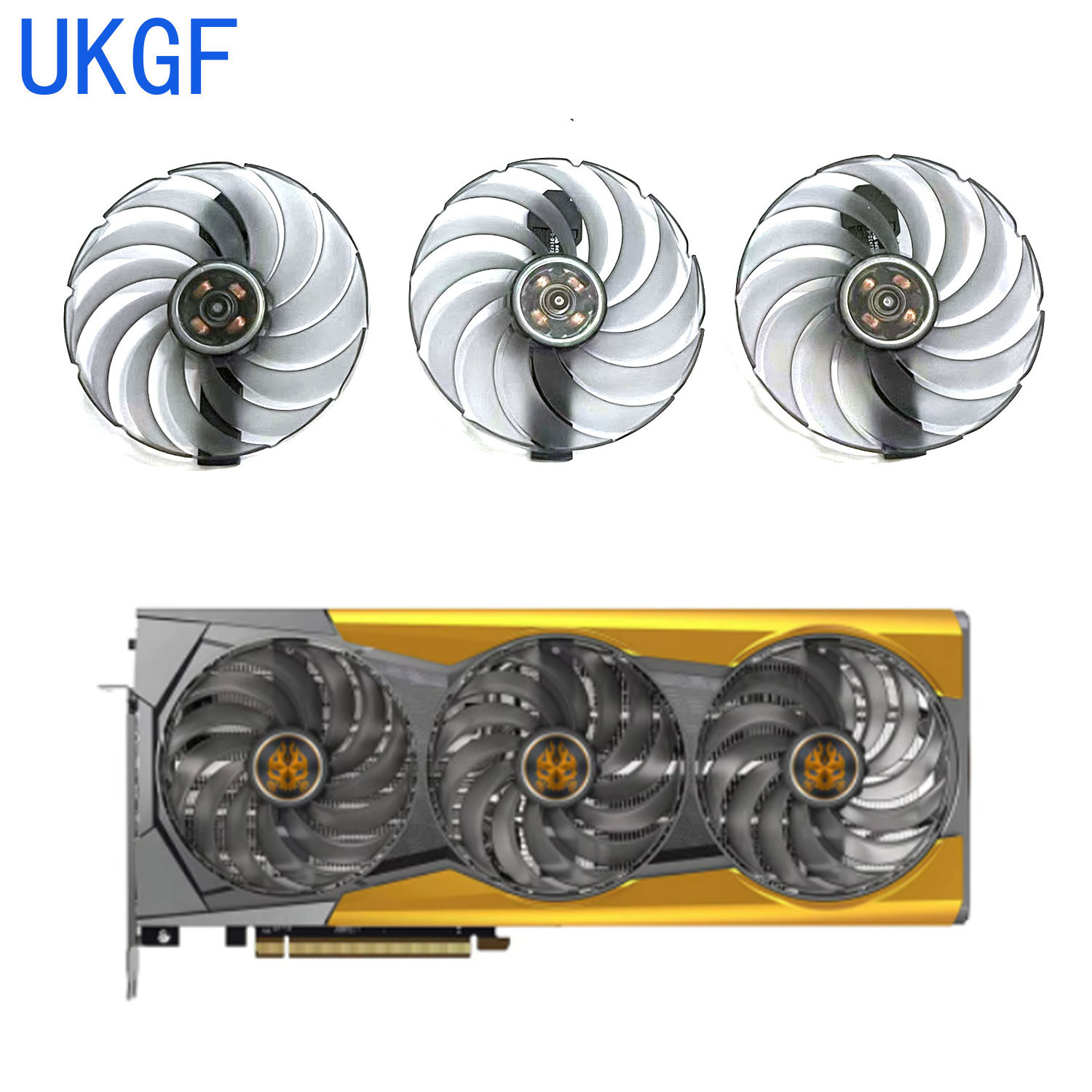 Rx 6900 Xt 16Gb - 95MM FDC10U12D9-C 6Pin RX6900 Ventola grafica
