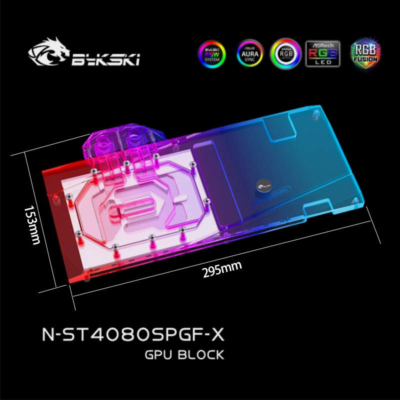 Rtx 4080 Super 16Gb - Bykski N-ST4080SPGF-X Blocco GPU per Zotac
