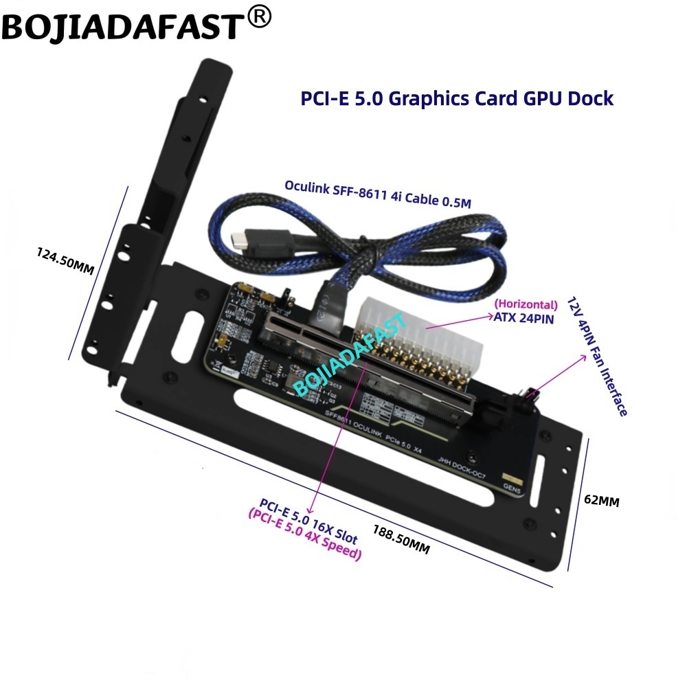 Scheda Grafica Esterna PCI-E 5 - Oculink Egpu Dock Graphics Card recensione e prezzo