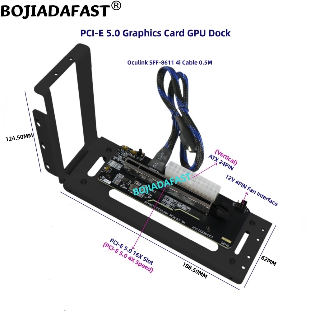 Scheda Grafica Esterna PCI-E 5 - Oculink Egpu Dock Graphics Card recensione e prezzo